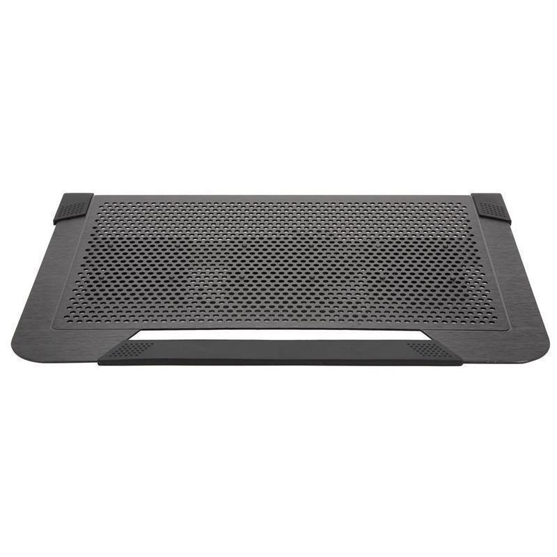 Gaming Laptop Cooling Pad with 3 Moveable High Performance Fans - Black