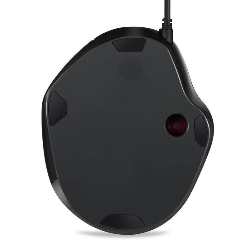 Wired Ergonomic Mouse Trackball Mouse, 7 Button Rollerball Mouse, 2 DPI Level