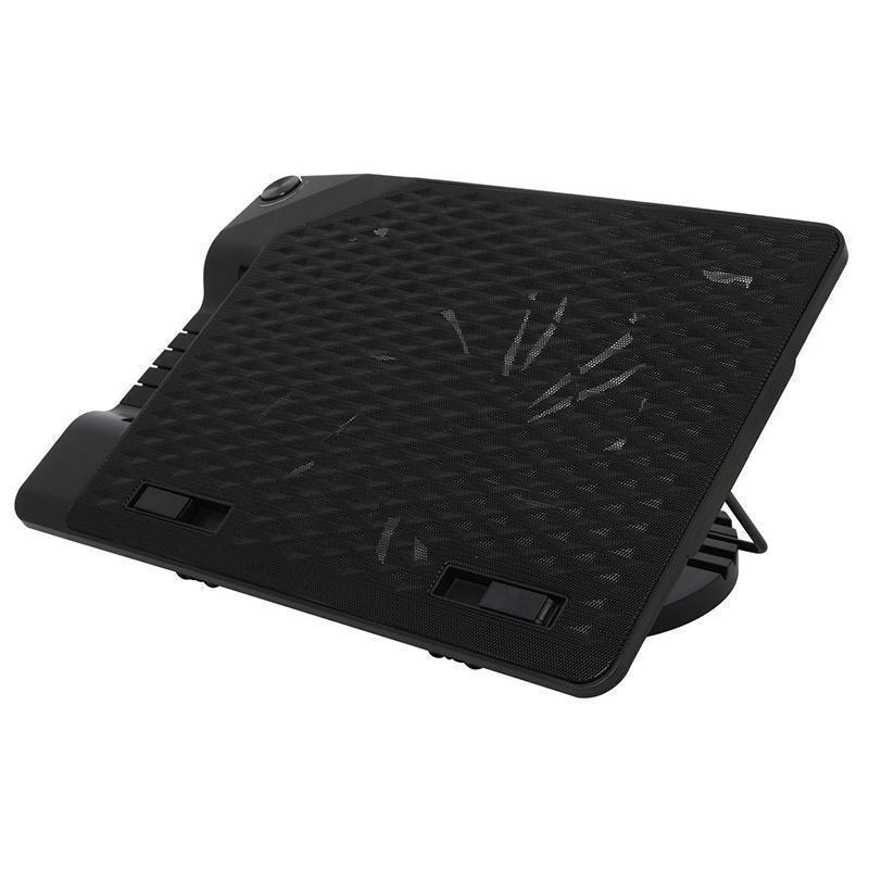 Premium Ergonomic Laptop Cooling Stand with Large 230mm Silent Fan