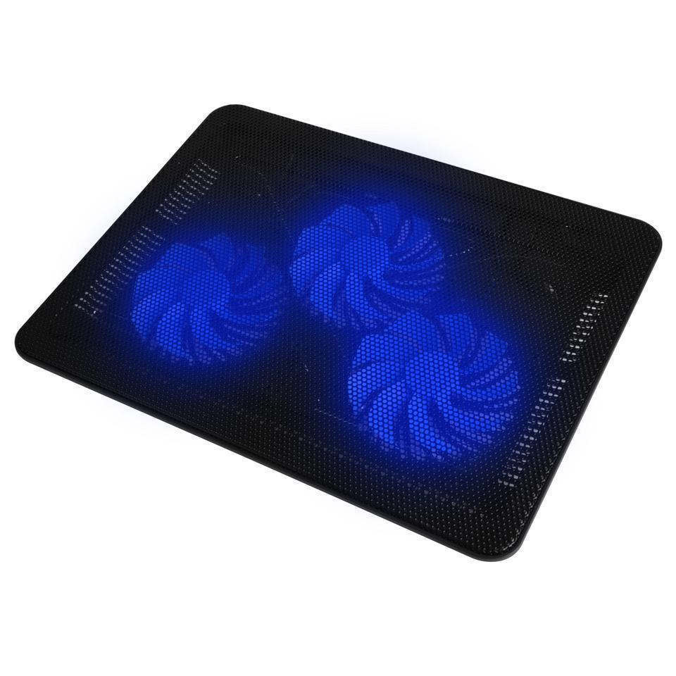 15.6"-17" Laptop Cooler Cooling Pad - Ultra Slim Portable USB Powered (3 Fans)