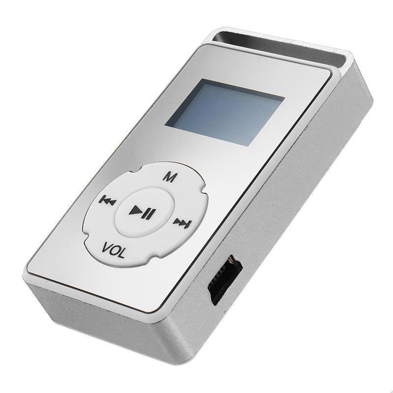 Portable Mini USB MP3 Music Player Rechargeable LCD Screen TF Card Audio