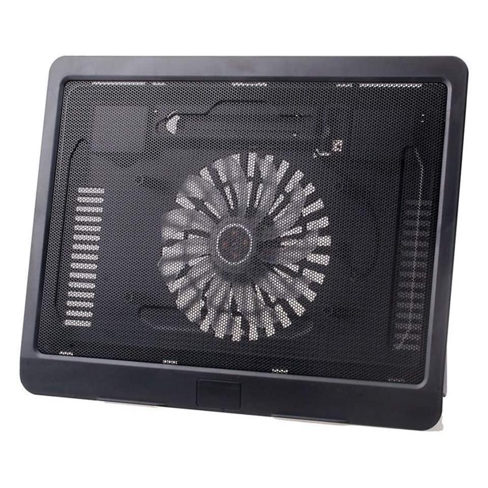 Laptop Cooling Pad 10-14 Cooler Pad Chill Mat 1 Fans LED Lights and USB 2.0 Ports Mounts