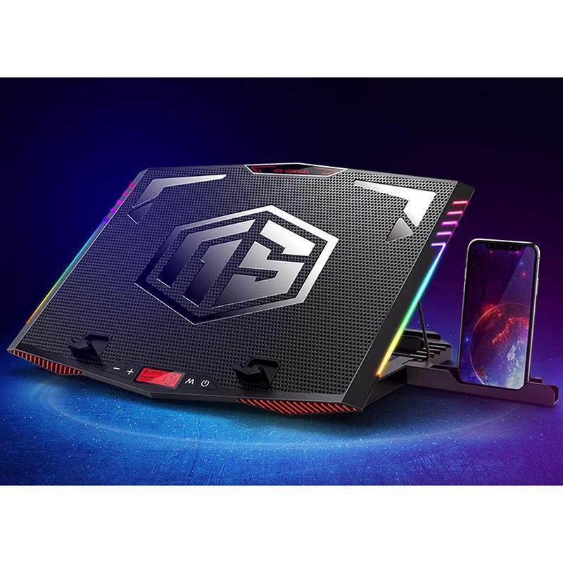 RGB Laptop Cooling Pad for 15.6-21 Inch