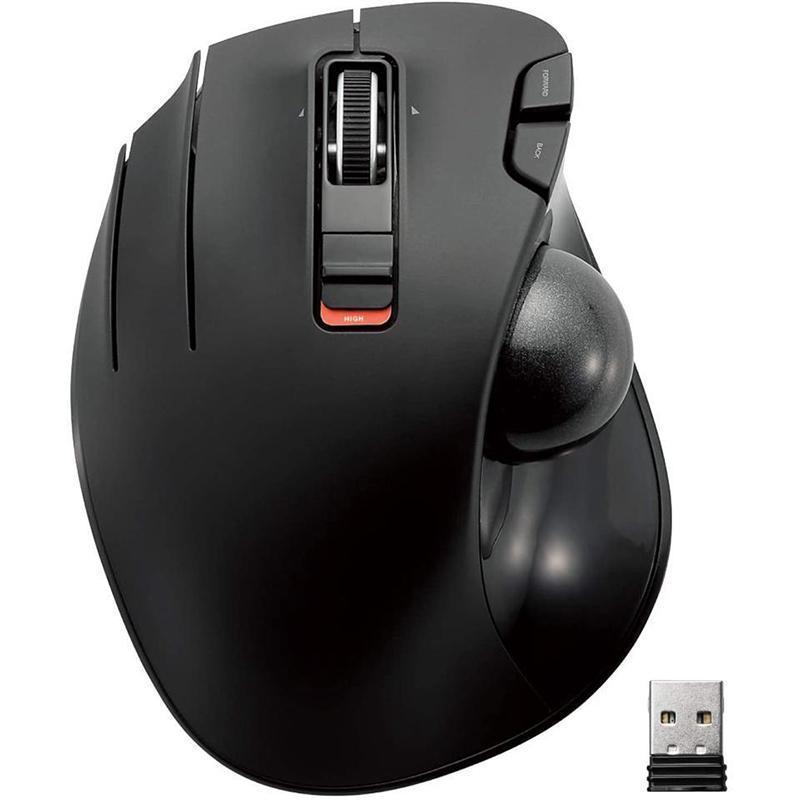 Left-Handed 2.4GHz Wireless Thumb-operated Trackball Mouse