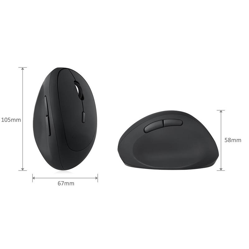 Wireless 2.4GHz Ergonomic Small Vertical Optical Mouse