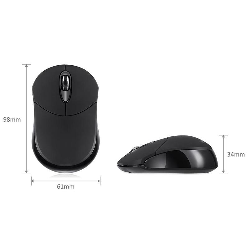 Mini Wireless Bluetooth Mouse, Portable Small 3 Buttons Optical Mouse